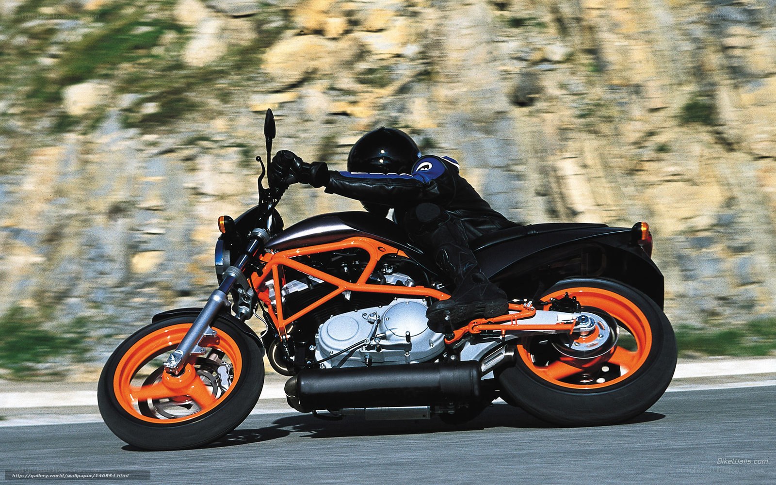 motorcycle rider on a road