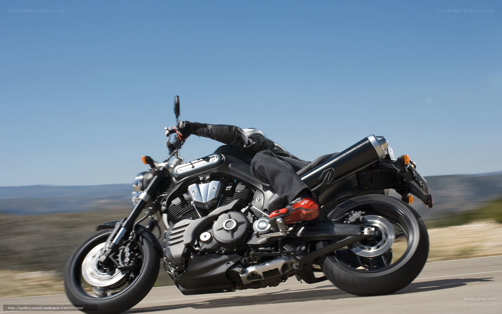motorcycle rider on a road