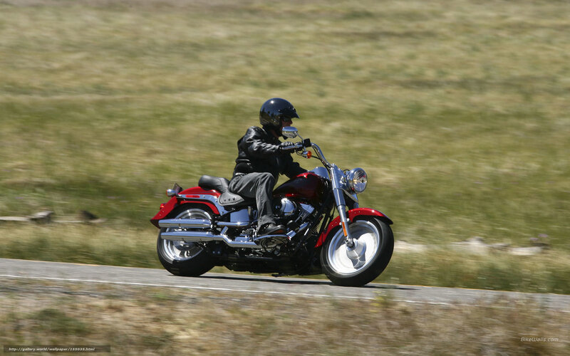 Motorcycle rider on a road