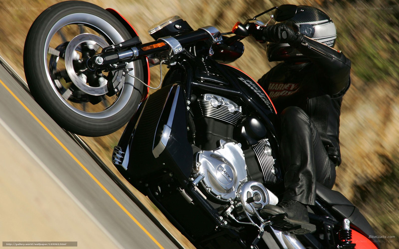 motorcycle rider on a road