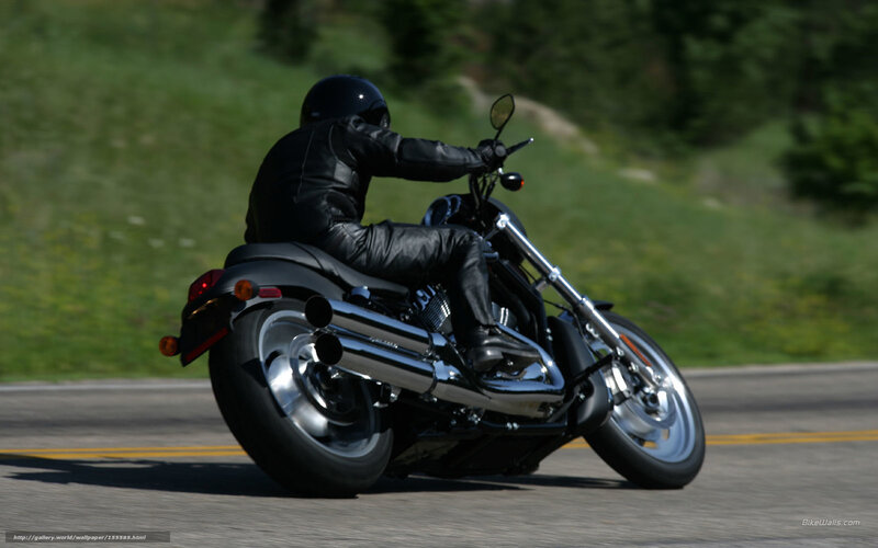 motorcycle rider on a road