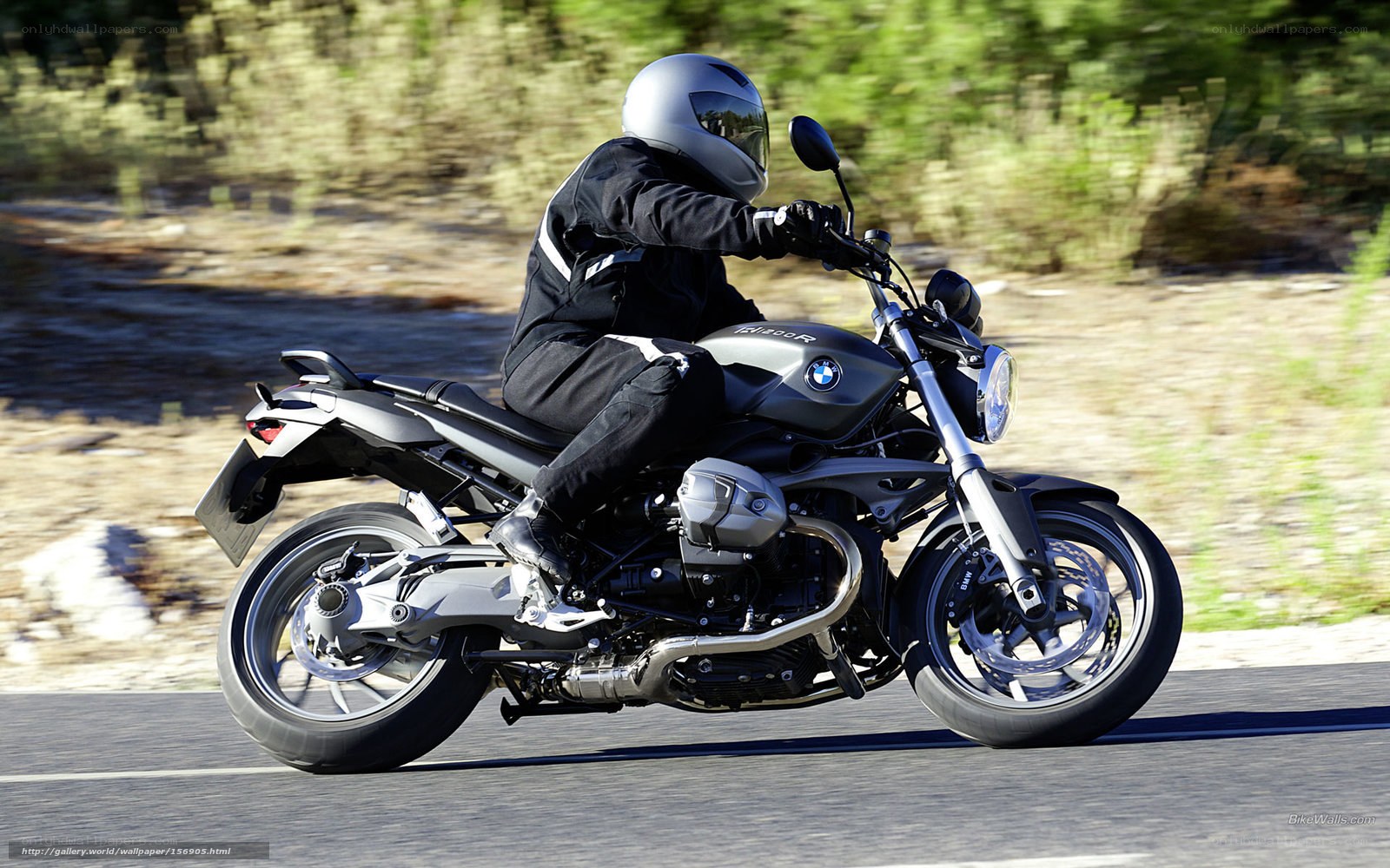 motorcycle rider on a road