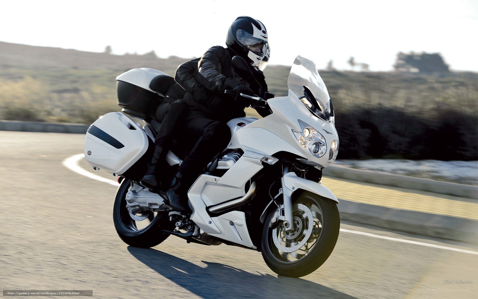 motorcycle rider on a road