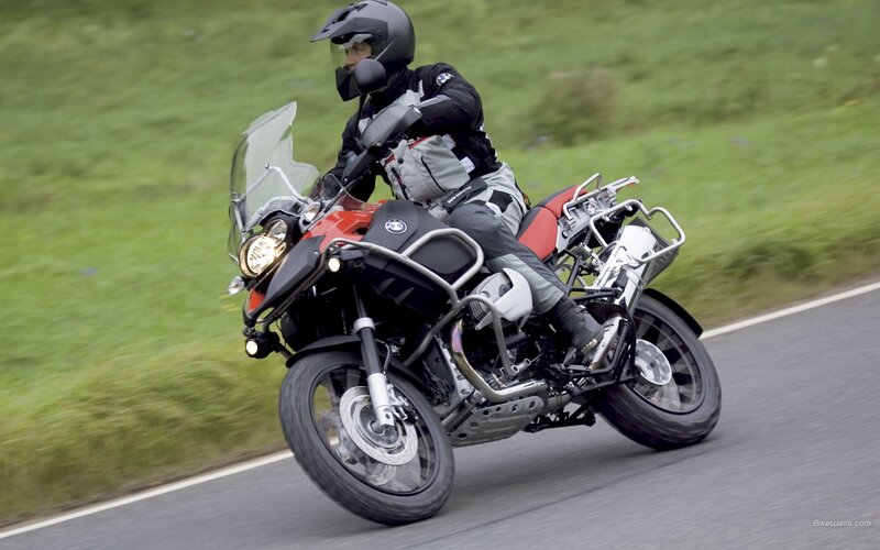 motorcycle rider on a road