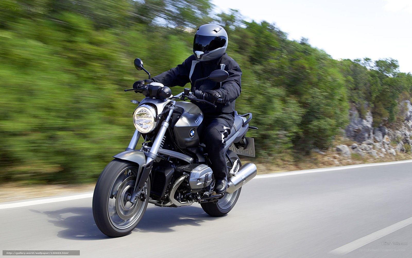 motorcycle rider on a road