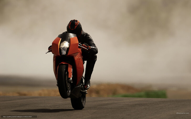motorcycle rider on a track