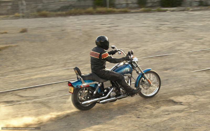 Motorcycle rider on a track