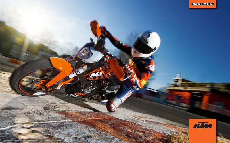 Motorcycle rider on a track