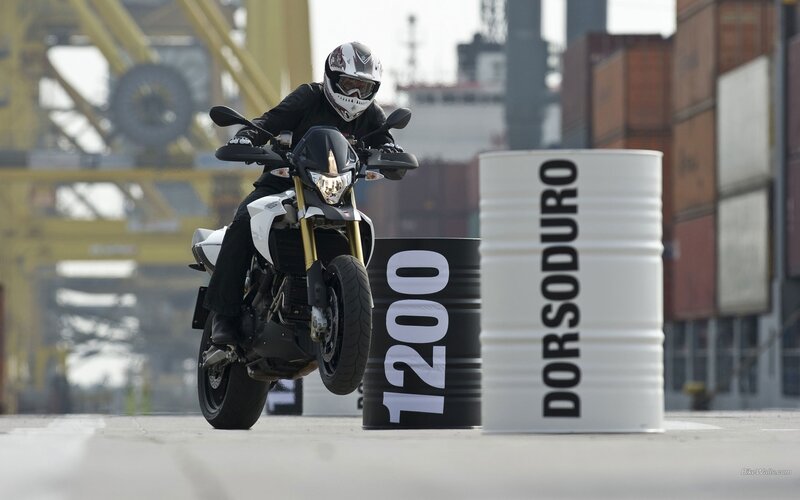 Motorcycle rider on a track