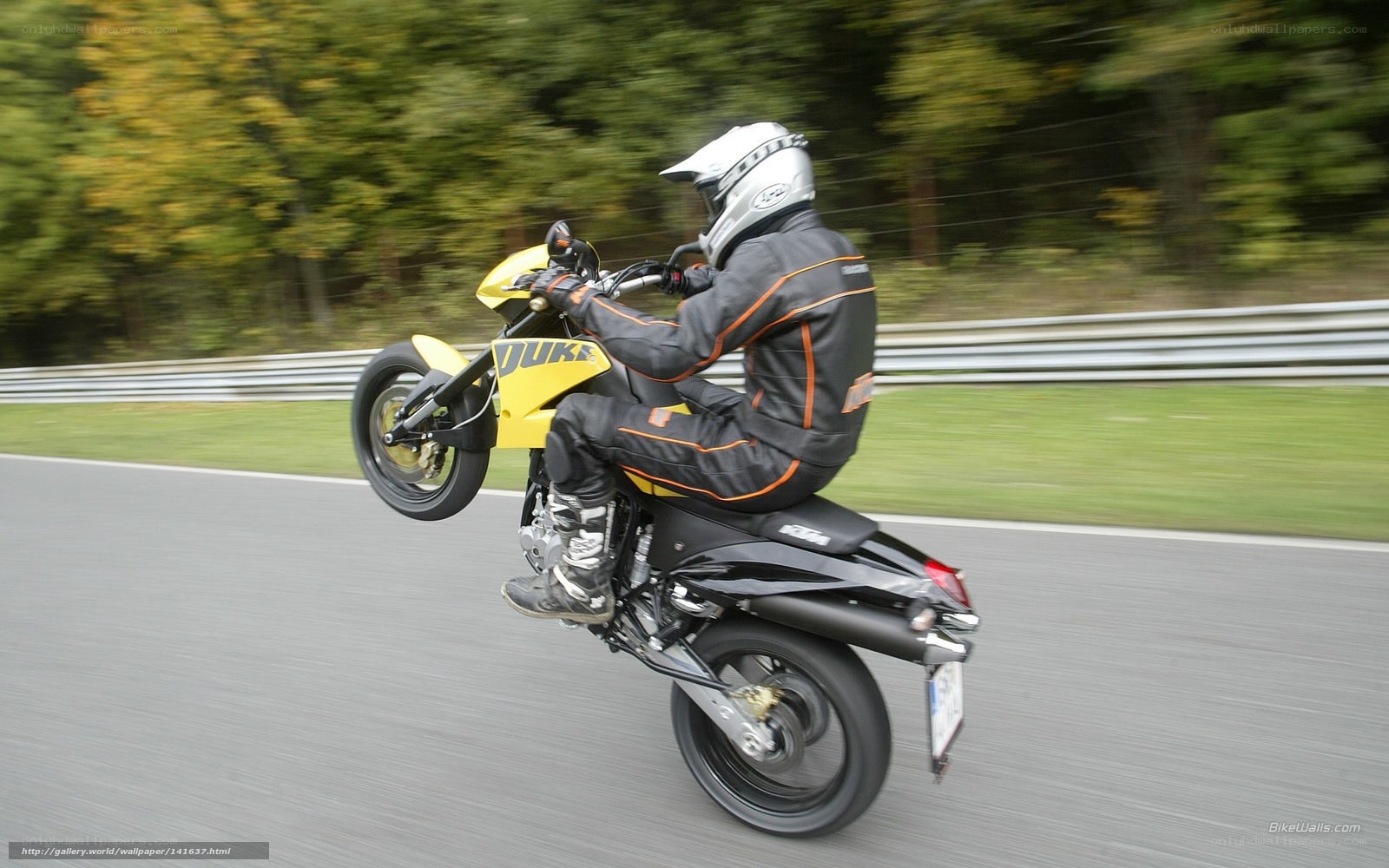 motorcycle rider on a track