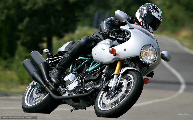motorcycle rider on a winding road