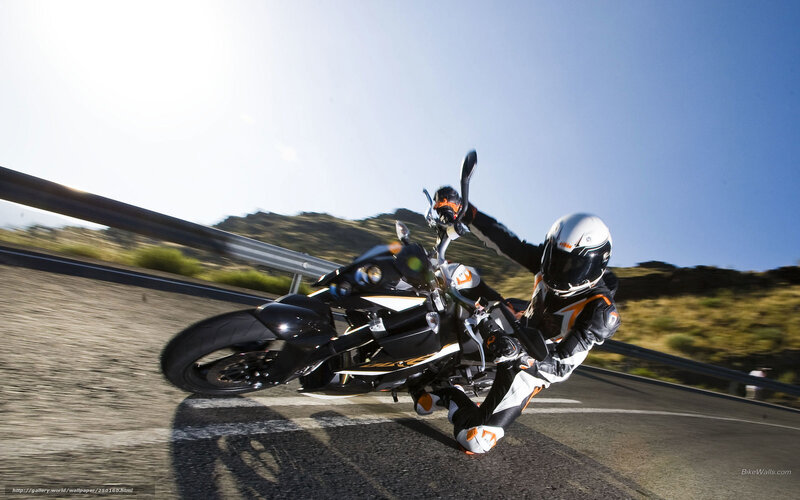 motorcycle rider on a winding road