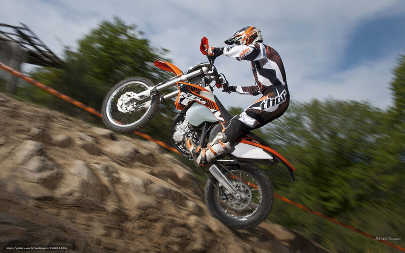 motorcycle rider on dirt bike