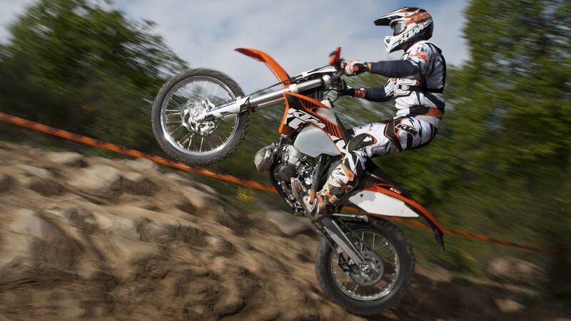 motorcycle rider on dirt bike