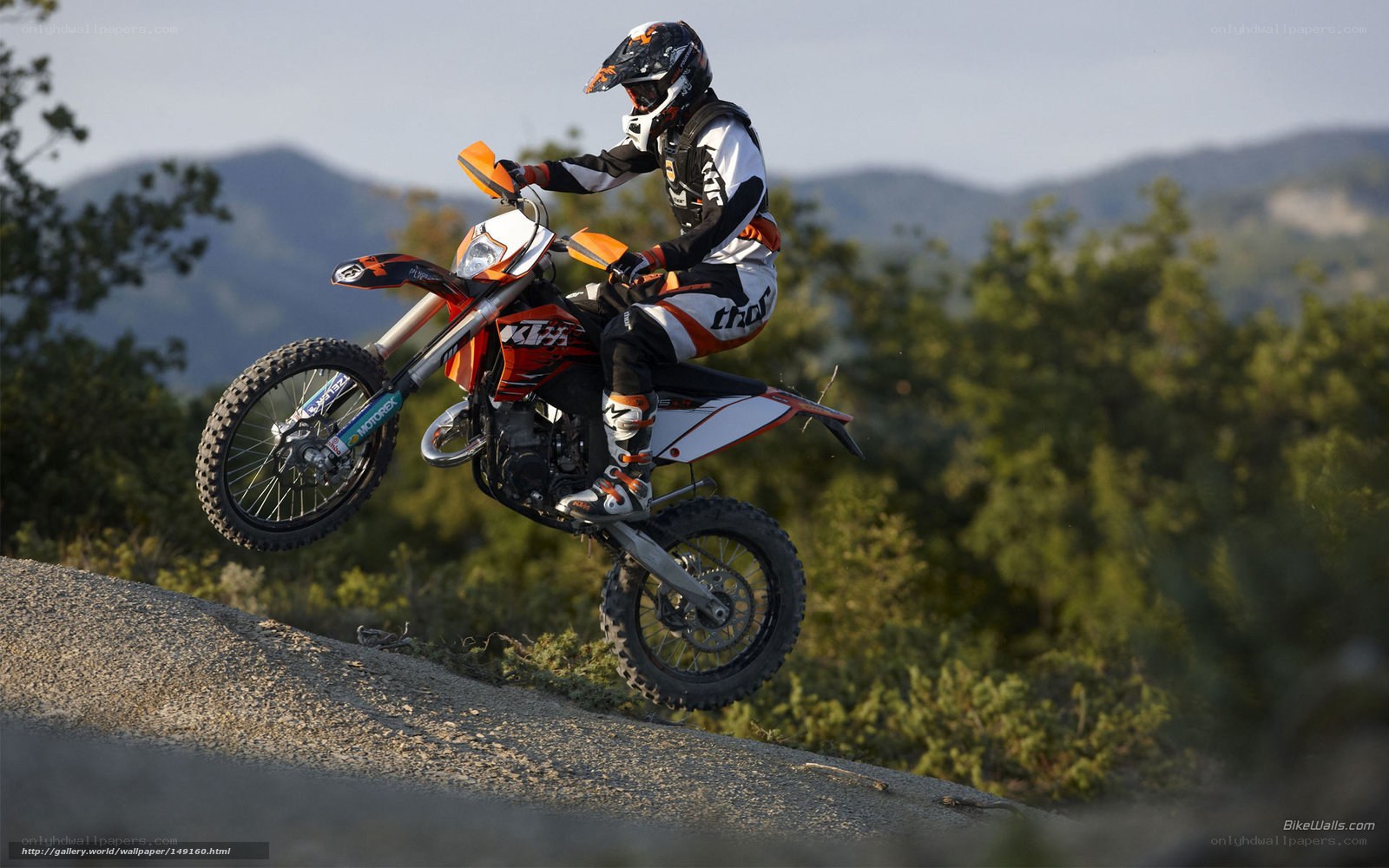 motorcycle rider on dirt bike