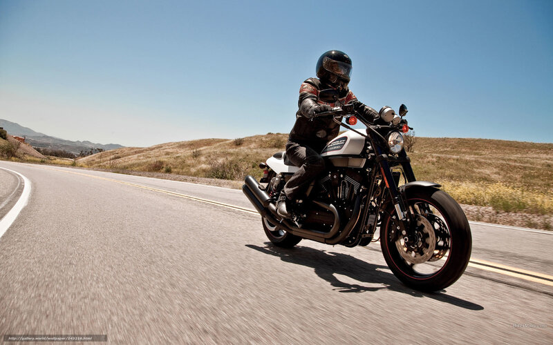 motorcycle rider on open road
