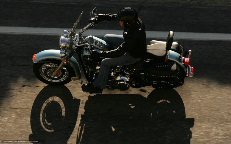 Motorcycle Rider on Road — Black, Dynamic, Afternoon, Photograph, Helmet, Shadow