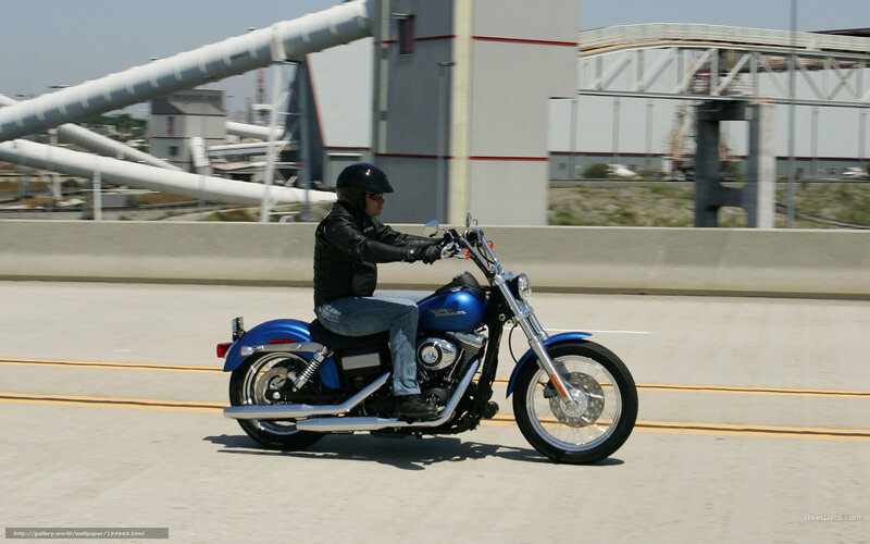 Motorcycle Rider on Road — Blue, Neutral