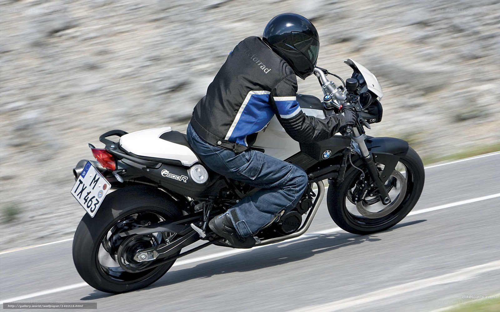 motorcycle rider on road