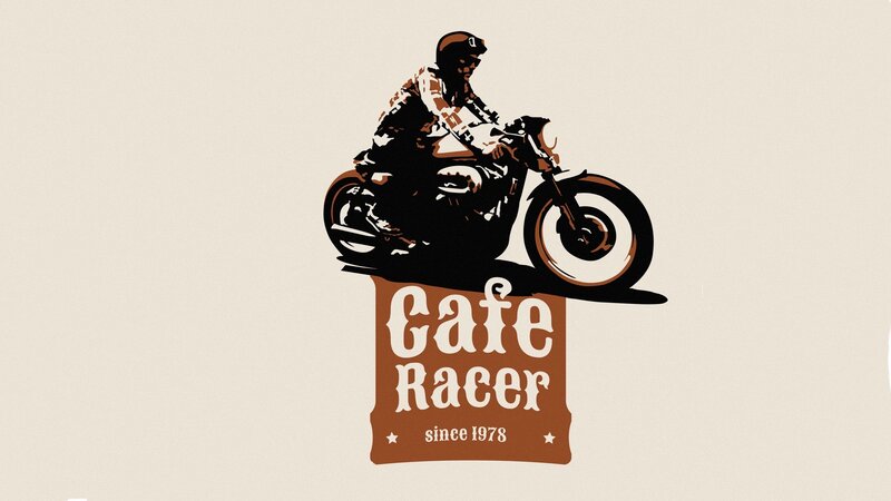 Motorcycle Rider on Sign