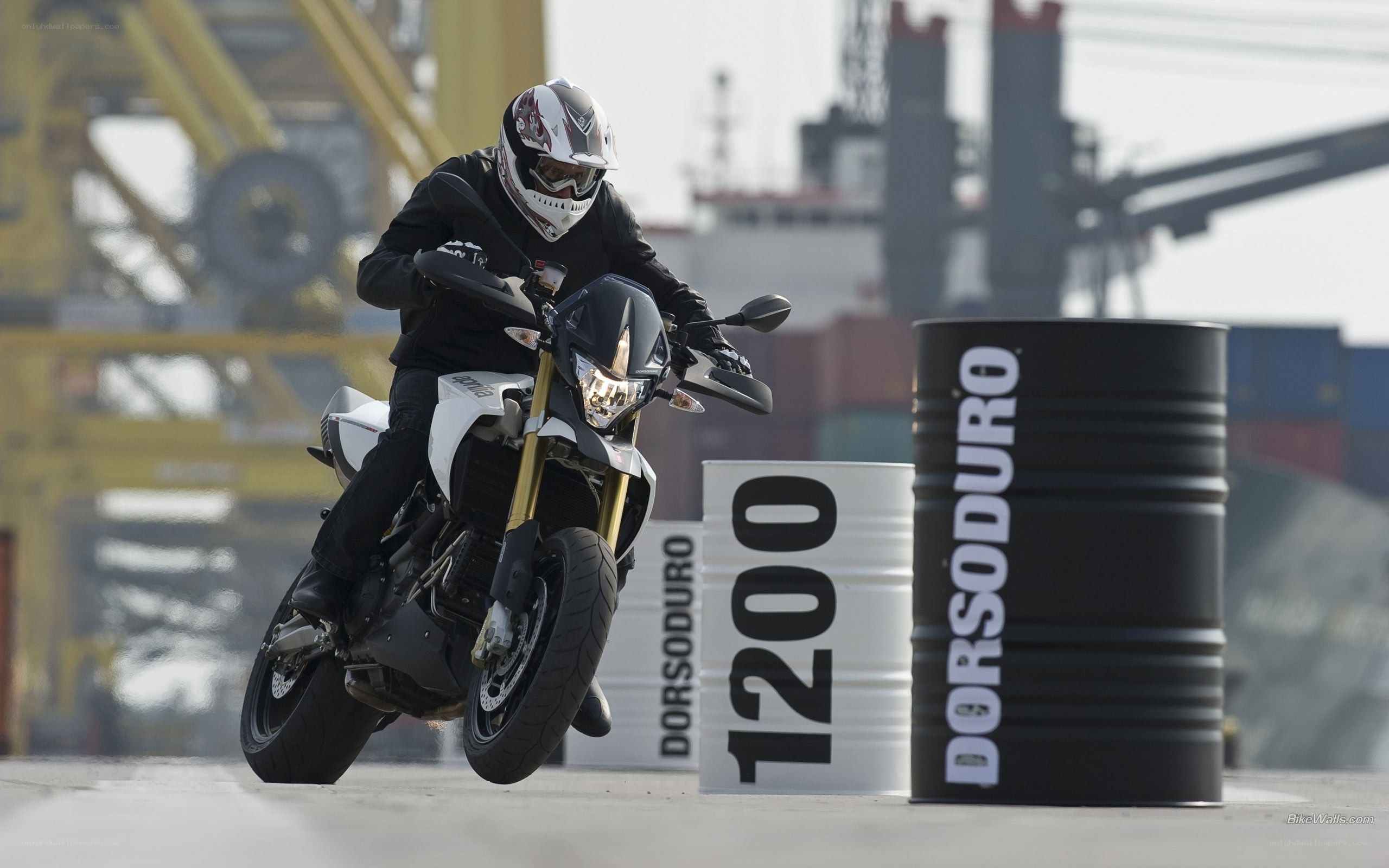 motorcycle rider on track