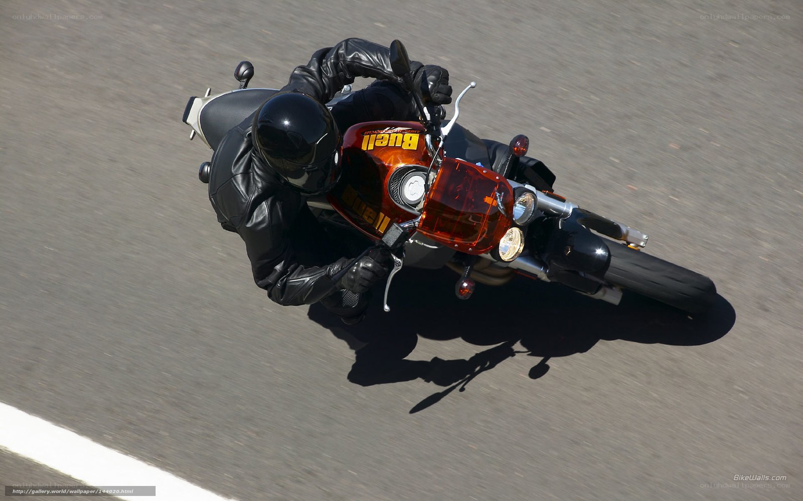 motorcycle rider on track