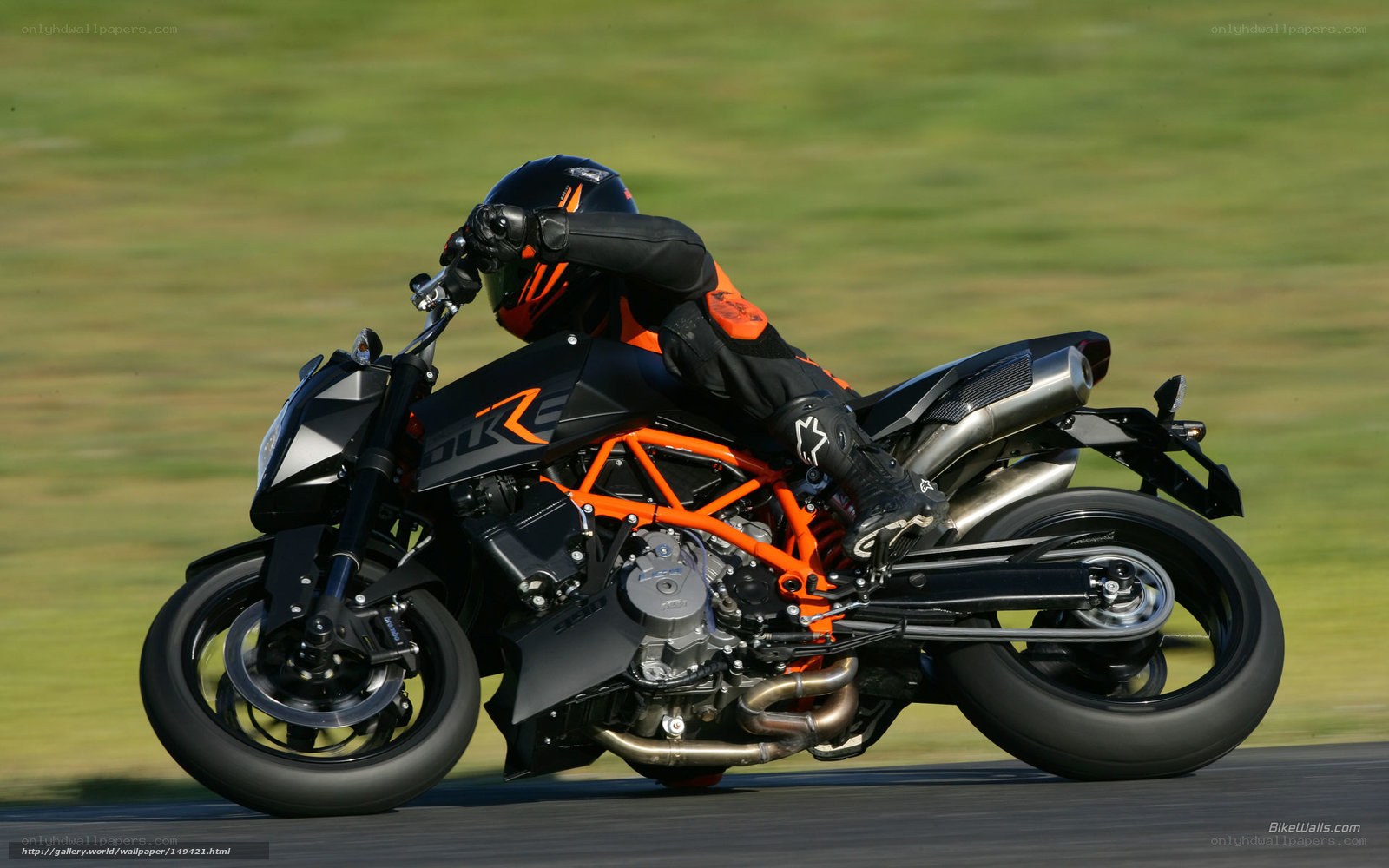 motorcycle rider on track