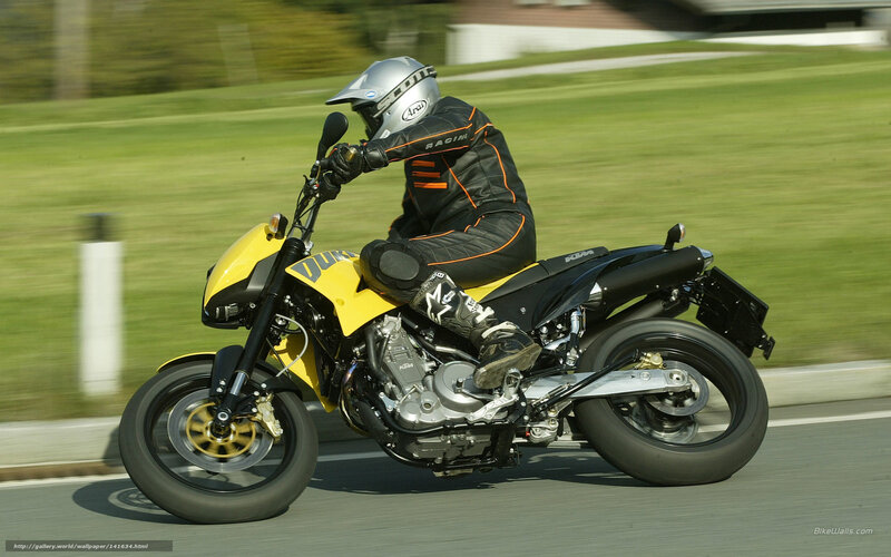 Motorcycle Rider on Track — Yellow