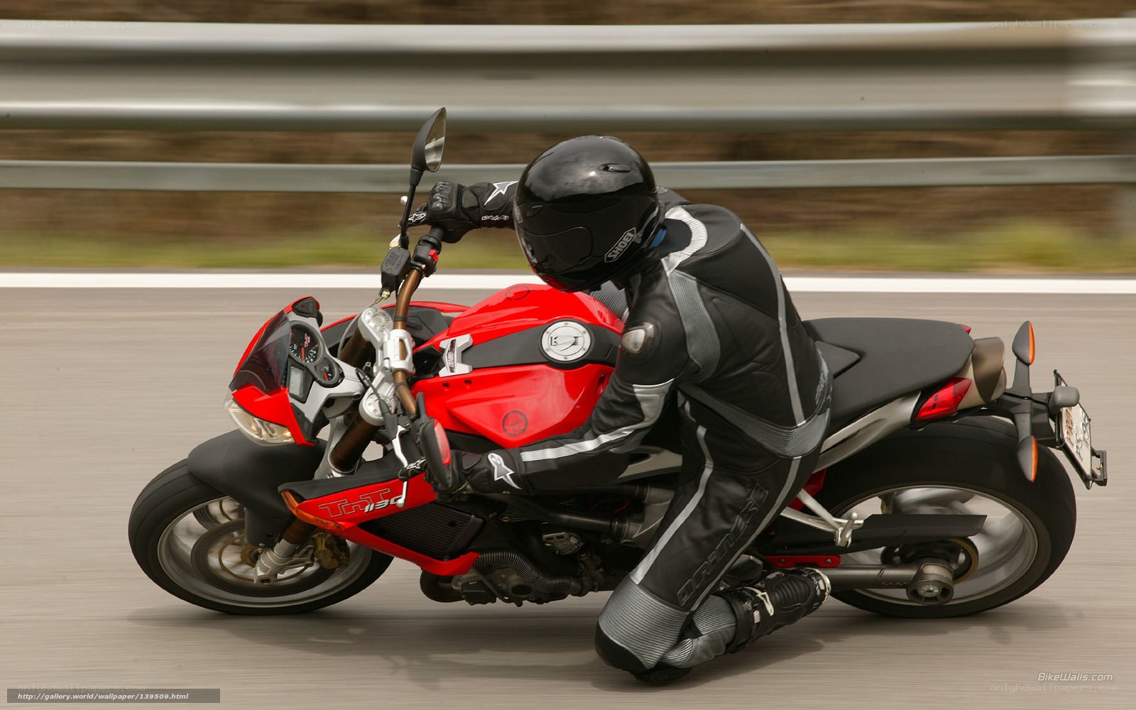 motorcycle rider on track
