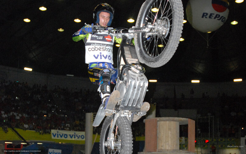 Motorcycle Rider Performing Stunt — Black
