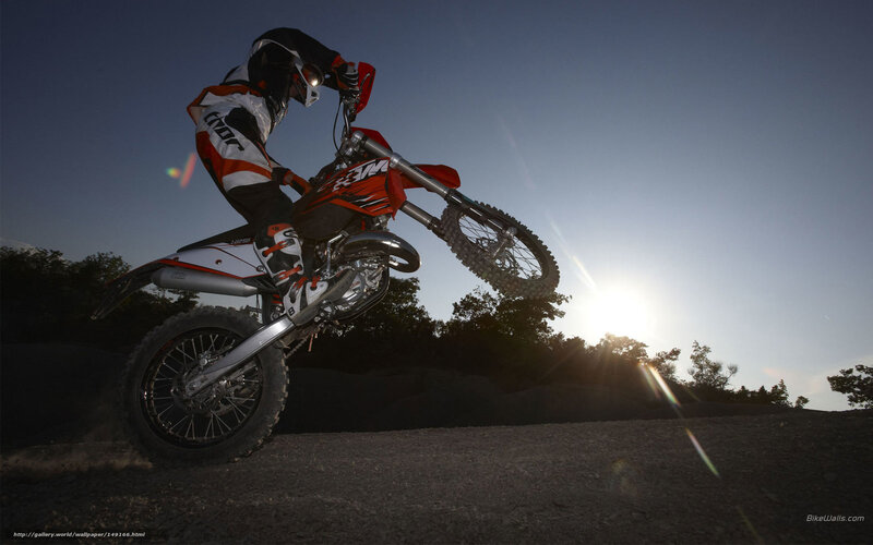 Motorcycle Rider Performing Stunt — Orange
