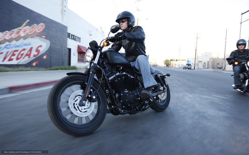 Motorcycle riders on a city street