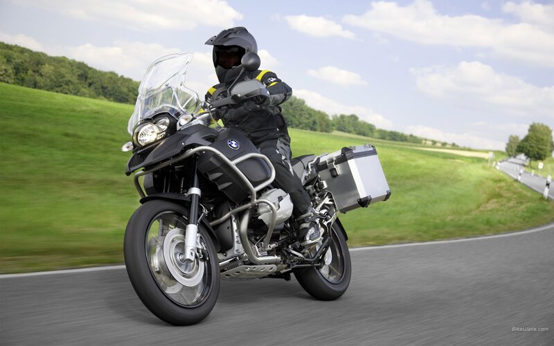 motorcycle riding on country road