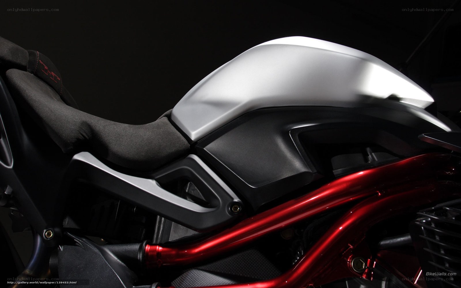 motorcycle seat and frame