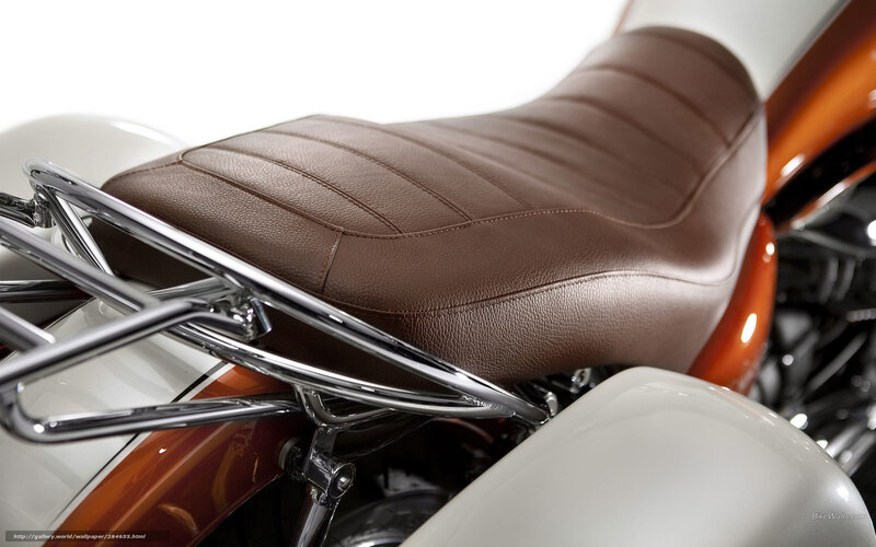 Motorcycle Seat and Rack