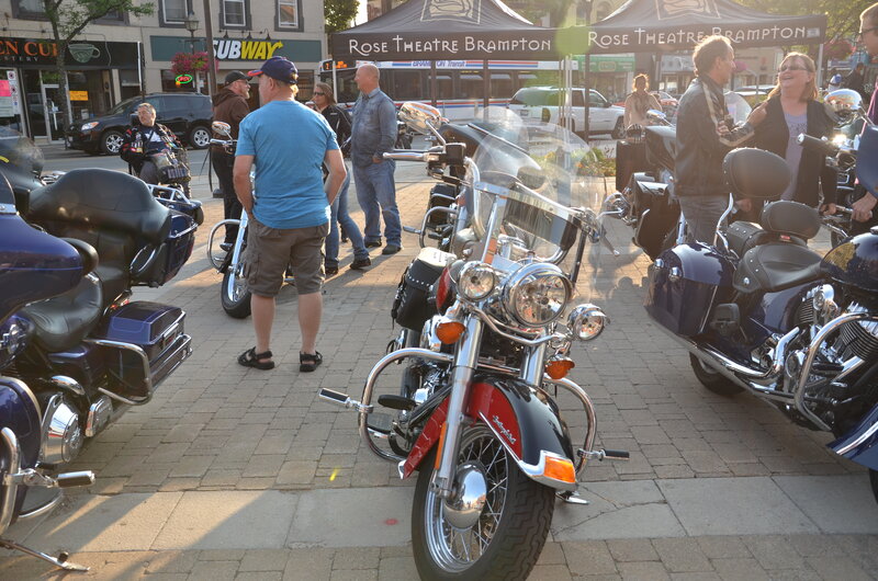 Motorcycle Show on Street