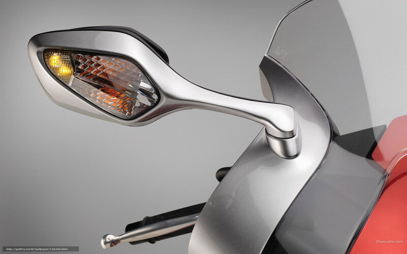 motorcycle side mirror detail