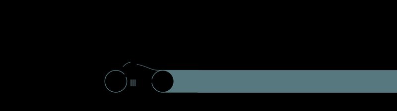 Motorcycle Silhouette — Black, Minimalist