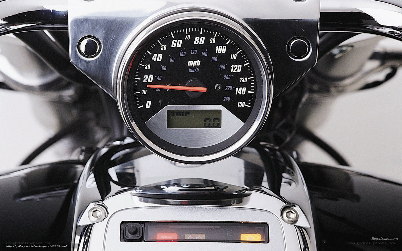 motorcycle speedometer close-up