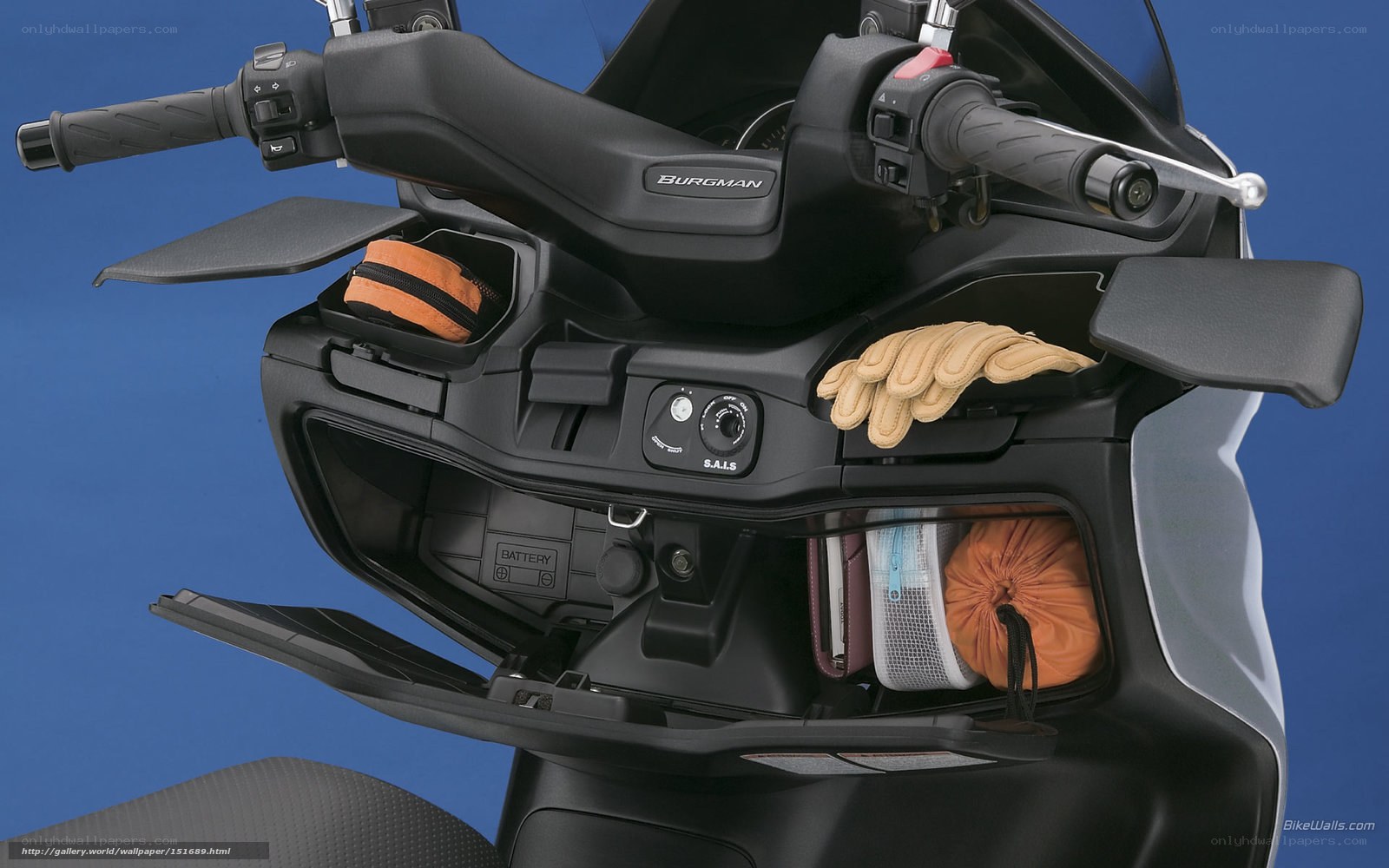 motorcycle storage compartment