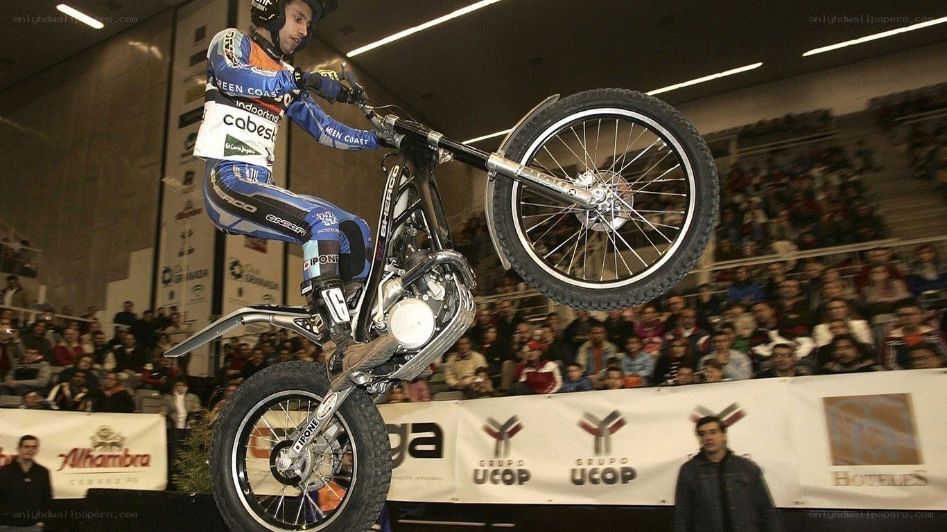Motorcycle stunt performance