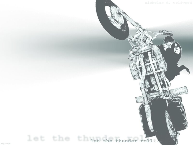 motorcycle stunt with gun