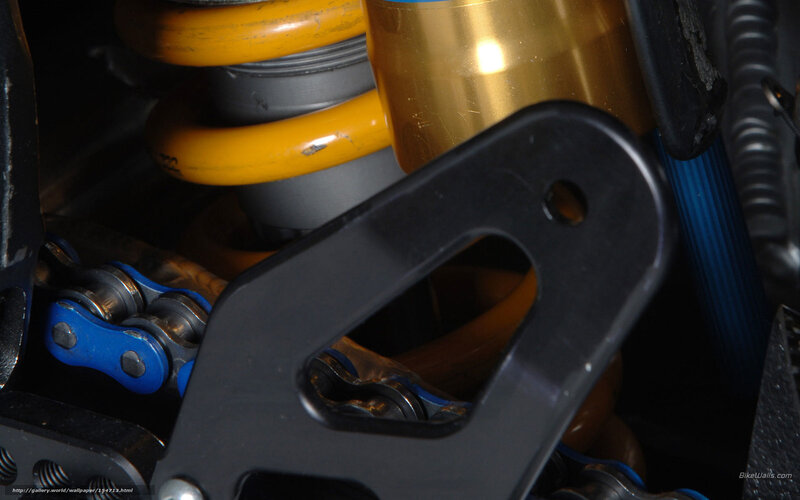 Motorcycle Suspension Components — Black