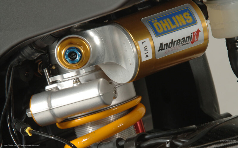 Motorcycle Suspension System — Silver