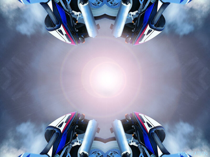 motorcycle symmetrical design