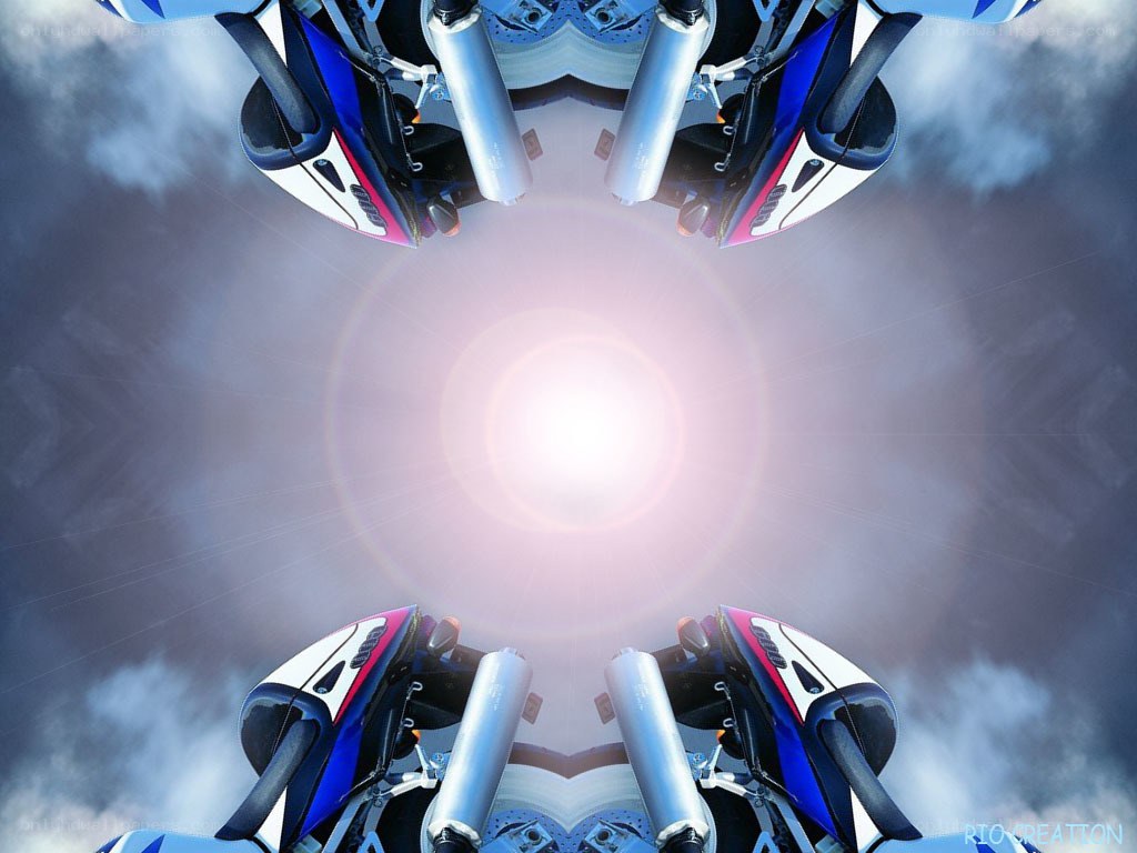 motorcycle symmetrical design