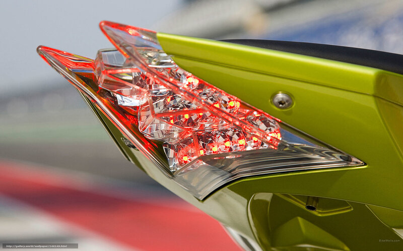 motorcycle taillight close-up
