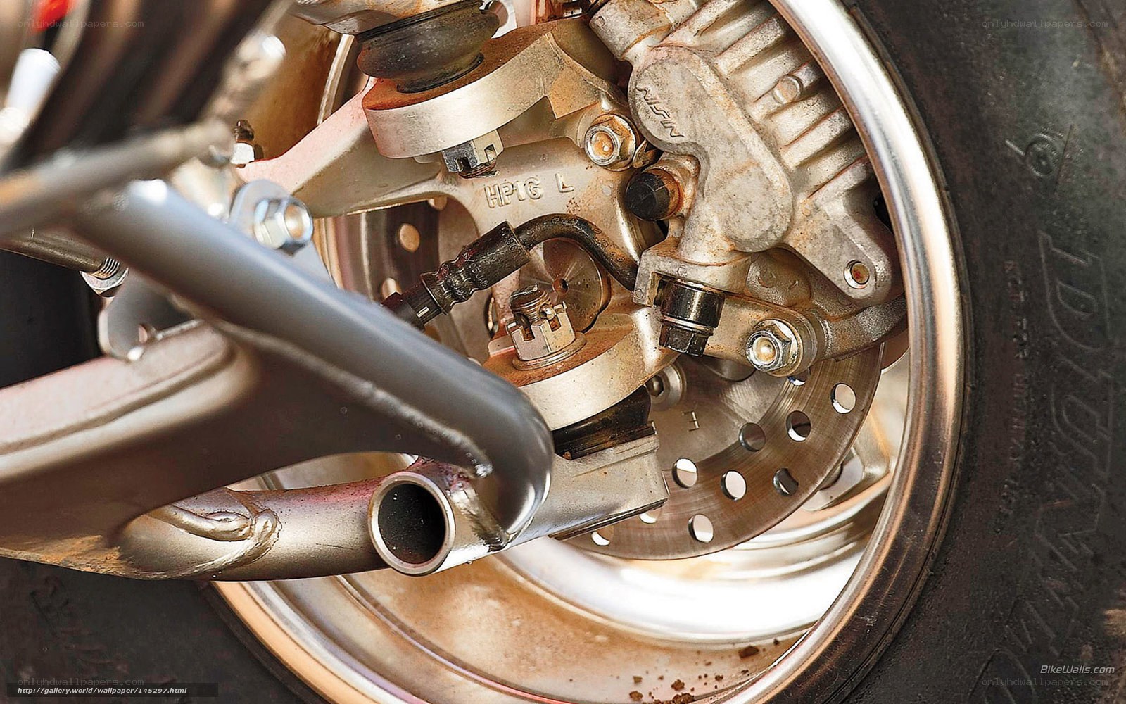 motorcycle wheel brake system