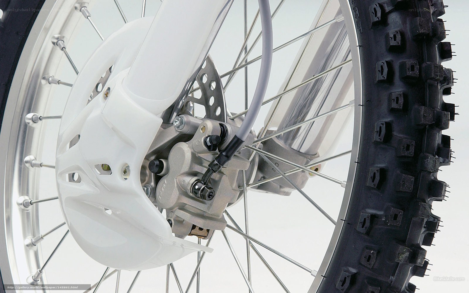 motorcycle wheel close-up