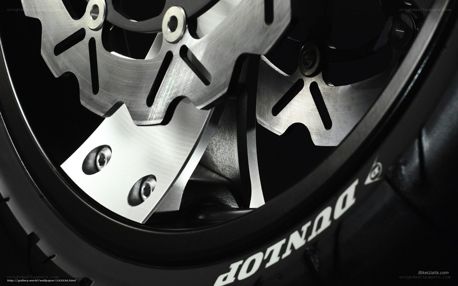 motorcycle wheel close-up